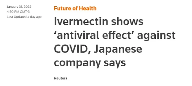 Ivermectina mostra 'efeito antiviral' contra COVID, diz empresa japonesa