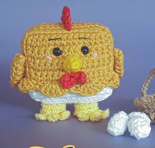 PATRON GRATIS POLLO AMIGURUMI 49529 🐥