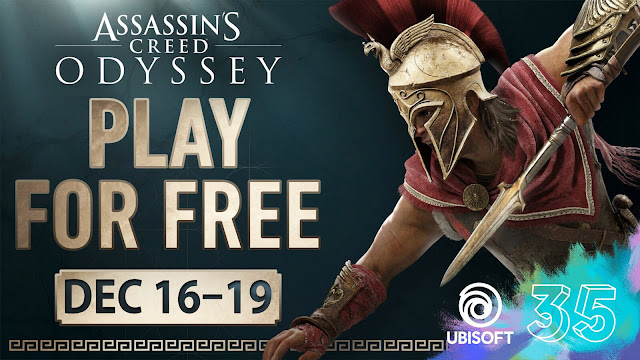 assassin's creed odyssey free weekend december 2021 action role-playing game ubisoft playstation 5 ps5 xbox series x xsx