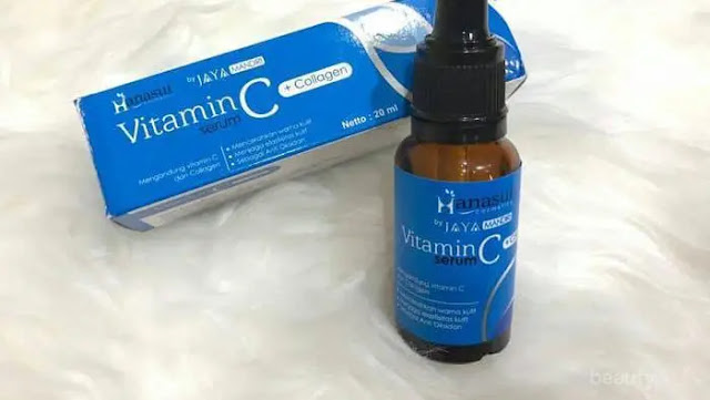 Hanasui Serum Vitamin C + Kolagen, kaya akan kolagen