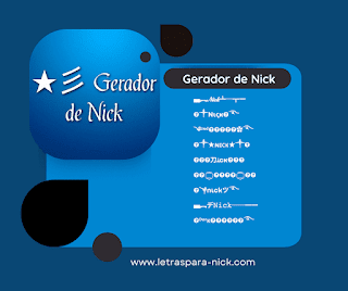 Gerador de Nick FF (𝕮𝖔𝖗𝖙𝖆𝖗 ꫀ ℂ𝕠𝕝𝕒𝕣)