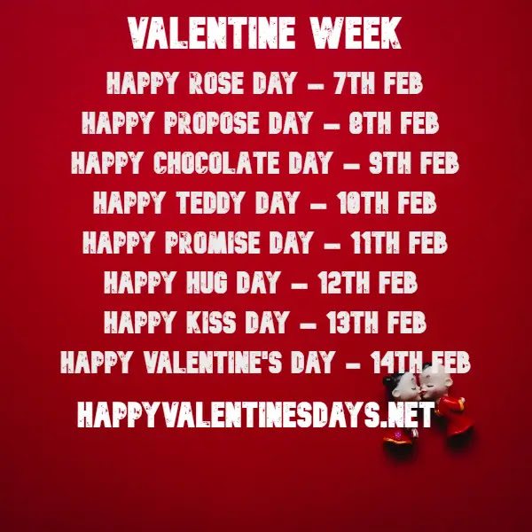  Valentine Week List 2022 Dates, Schedule, Get all information about days and celebrations 