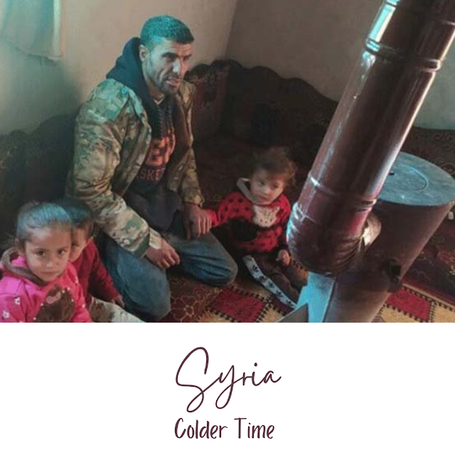 Extreme cold in Syria/ forcing locals to use missiles as heaters?