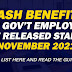 Cash benefits for gov't employees, including teachers, to be released starting this November 2021