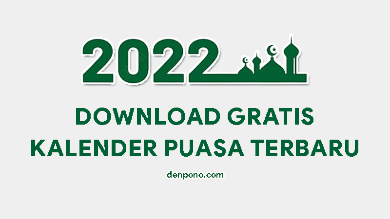 Download Kalender Puasa Wajib dan Sunnah 2022 1443 - 1444 Hijriyah Lengkap