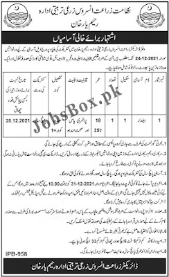 Punjab Agriculture Department Jobs Vacancies – Latest Jobs 2021