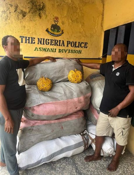 PHOTOS: Lagos Police Arrest Two For Drug  Trafficking 