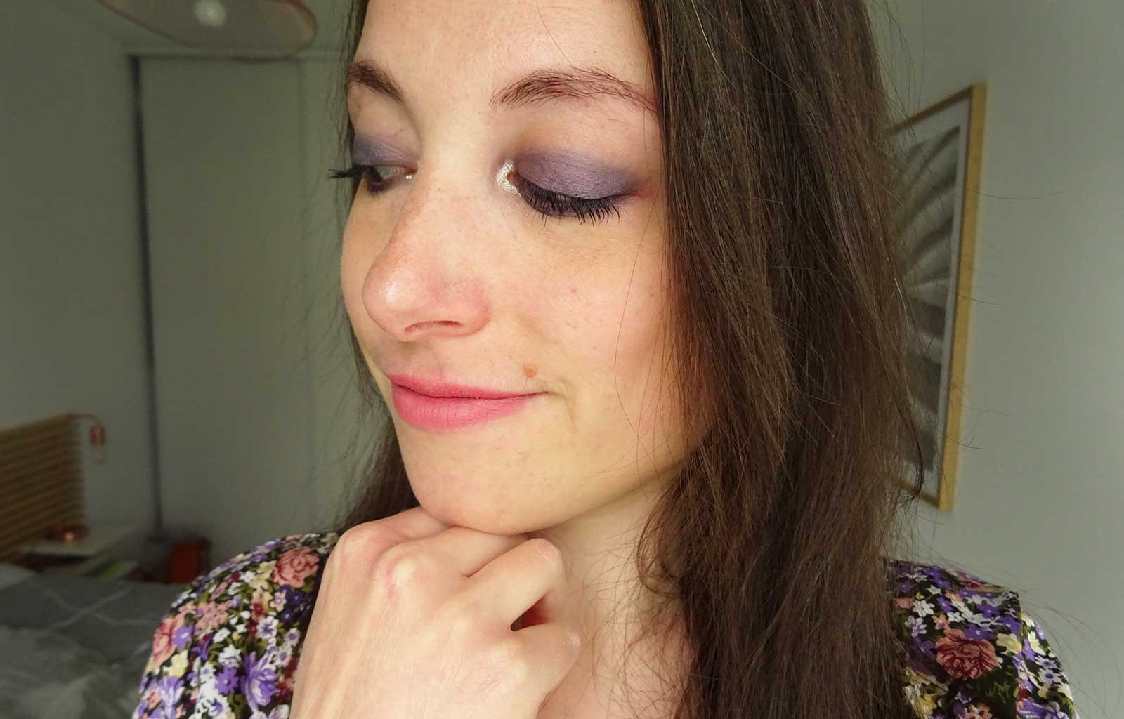 Tutoriel maquillage Pantone Very peri