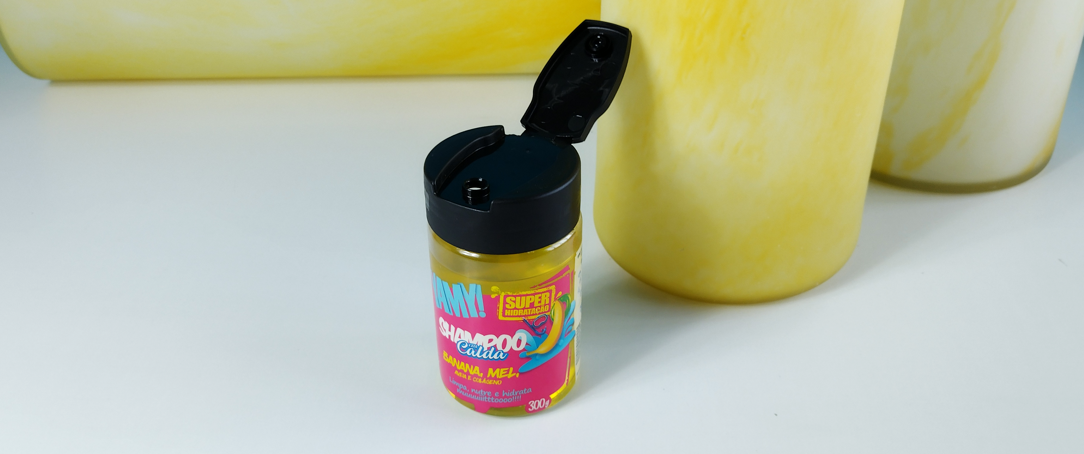 Shampoo Banana Yamy Super Hidratação - Vegano e Liberado para Low Poo