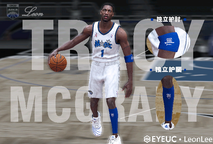 NBA 2K22 Tracy McGrady Cyberface update and Body model by askin and leon