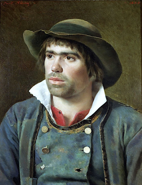 Paul Abram (1854-1924) Portrait d'un jeune paysan breton, 1884, Musée de Rochefort, France.