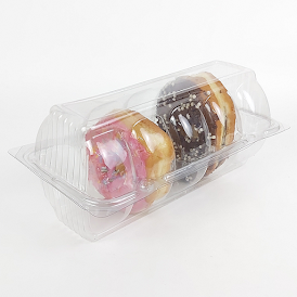 Embalagem para Donuts Caixa Blister para 5 Donuts - Acetplace.com