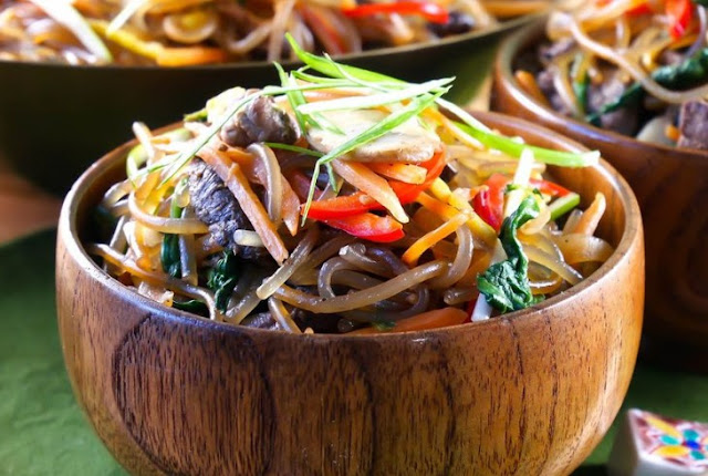 cara masak japchae