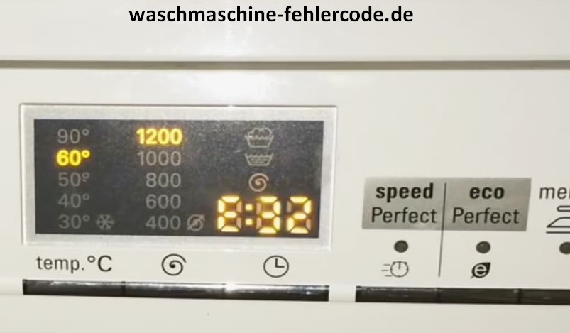 Bosch Waschmaschine Fehlercode E32