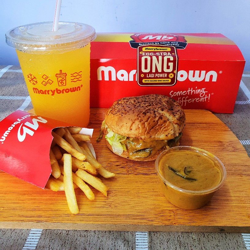 Egg-stra Ong Chicken Burger Combo