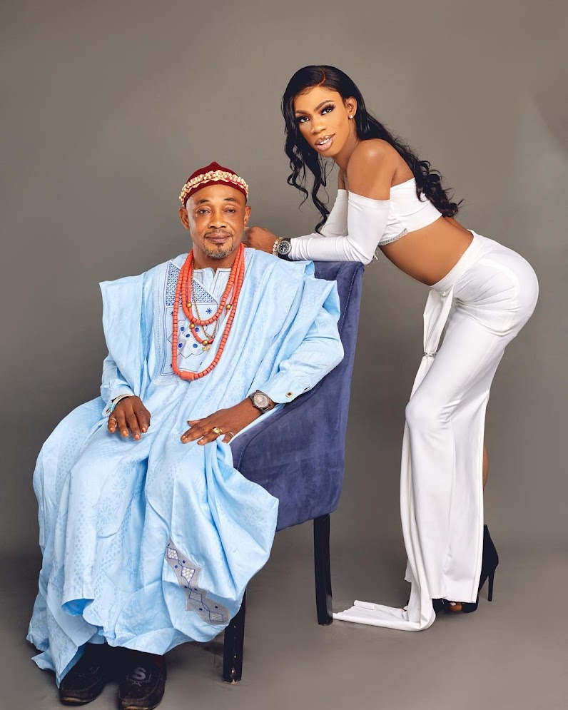 Thanks For Giving Me The Greatest Love Any Parents Can Give Their Daughter- James Brown celebrates his Father on his birthday (Photos)