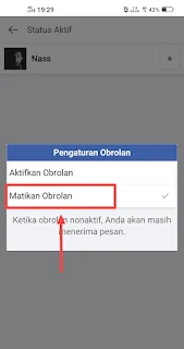 Cara Menyembunyikan Status Aktif di FB Lite Android