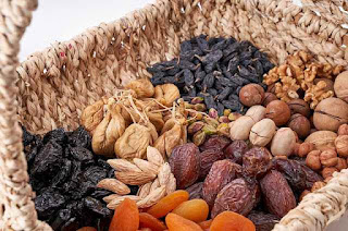 How much dry fruits to eat in a day, List of dry fruits
