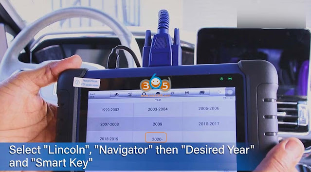 Add 2021 Lincoln Navigator Smart Key by Autel IM508 6