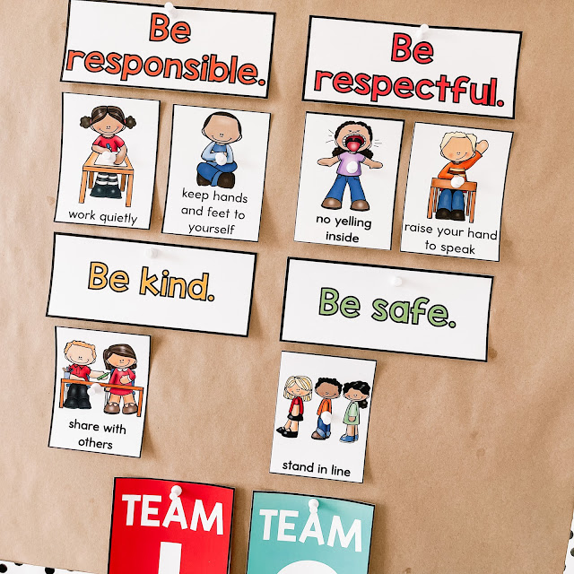 Teaching classroom rules in an engaging way with posters, anchor charts, games, mini lessons, and more!