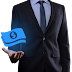 Business Man with Money Transparent Image