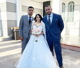 Juan Rivera at his sister wedding
