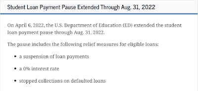 Student loan payment pause