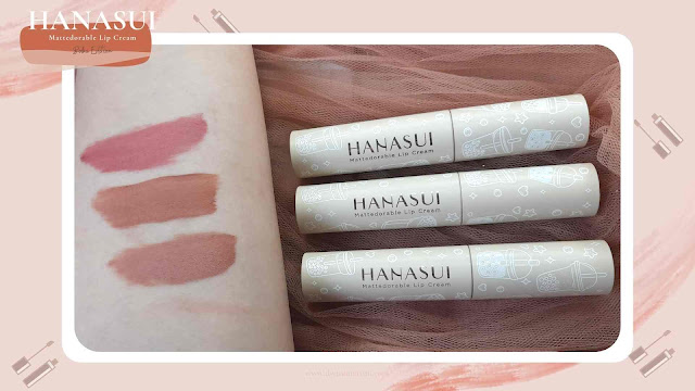 Lip Cream Hanasui ini terinspirasi dari boba drink