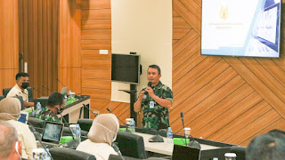 Aspers Kaskoopsau I Membuka Kegiatan Penilaian Beban Kerja Koopsau I dan Kosekhanudnas I