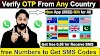 Free SMS Online Send and Receive text Messages for OTP verification | Best app of the year