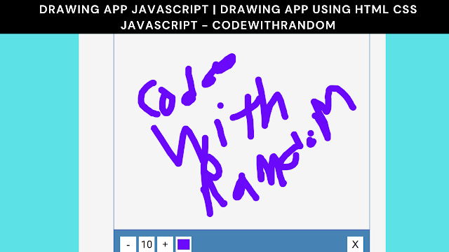 Create Drawing App Using HTML, CSS, and JavaScript