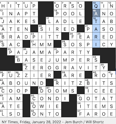 Rex Parker Does the NYT Crossword Puzzle: 1965 Shirley Ellis hit full of  wordplay / THU 1-27-22 / German physicist after whom a unit of magnetism is  named / Republican politico Michael /