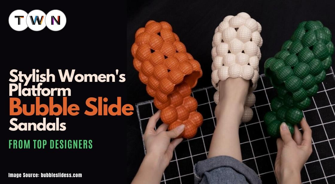 Stylish Women's Platform Bubble Slide Sandals From Top Designers