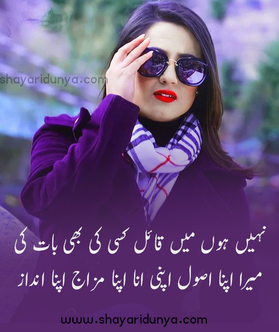 Top Attitude Poetry In Urdu | Attitude poetry in urdu 2 lines | Attitude girl Shayari | funny Attitude poetry in urdu