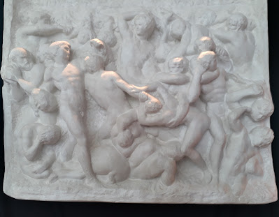 Exposição das esculturas de Michelangelo em gesso.