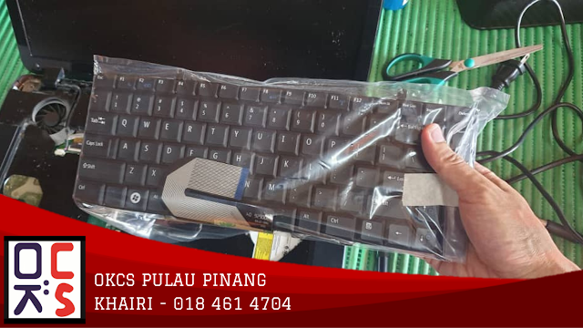 SOLVED: KEDAI LAPTOP ALMA | DELL VOSTRO PP37L BUTTON MISSING, KEYBOARD PROBLEM, NEW KEYBOARD REPLACEMENT
