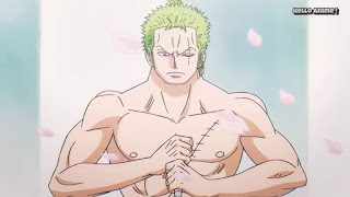 ワンピースアニメ 892話 ワノ国編 | ONE PIECE ロロノア・ゾロ ゾロ十郎 Roronoa Zoro