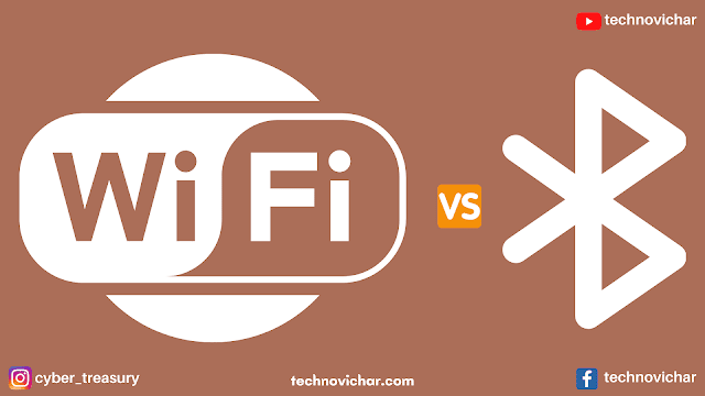 Difference Between Bluetooth and WIFI in hindi