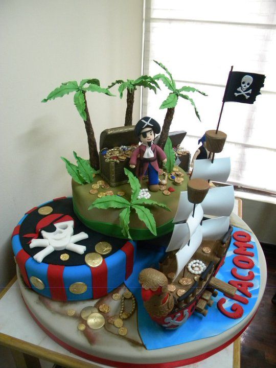 pirate birthday cakes