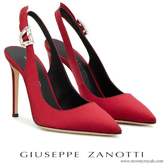 Meghan Markle wore Giuseppe Zanotti Samia pointed-toe slingback pumps