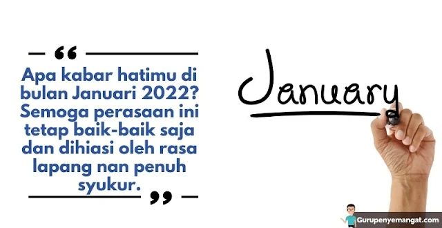 Kata-kata Mutiara Bulan Januari Menyentuh Hati