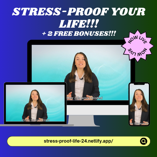 Stress Proof Your Life -HD Video Course + 2 BONUSES ($5 EPC) | Downloads