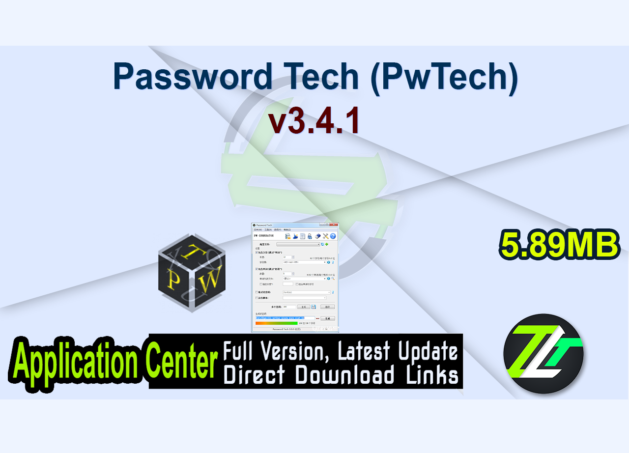Password Tech (PwTech) v3.4.1
