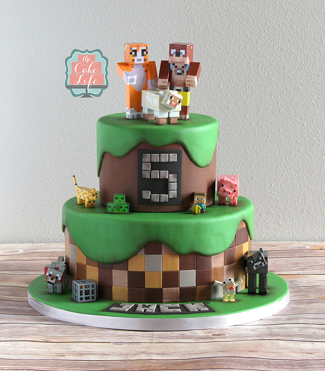 minecraft cake ideas