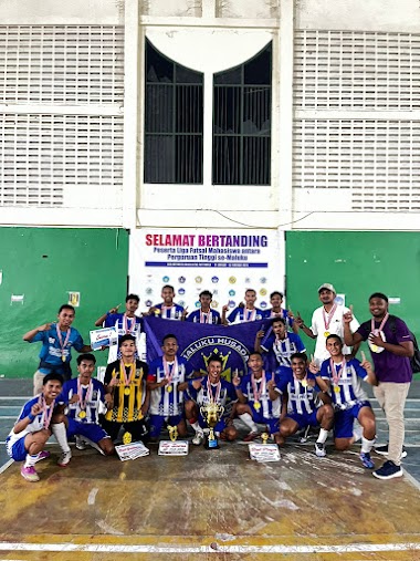 Maluku Husada FC berhasil menjadi juara 1 di ajang Liga Futsal Mahasiswa di Maluku
