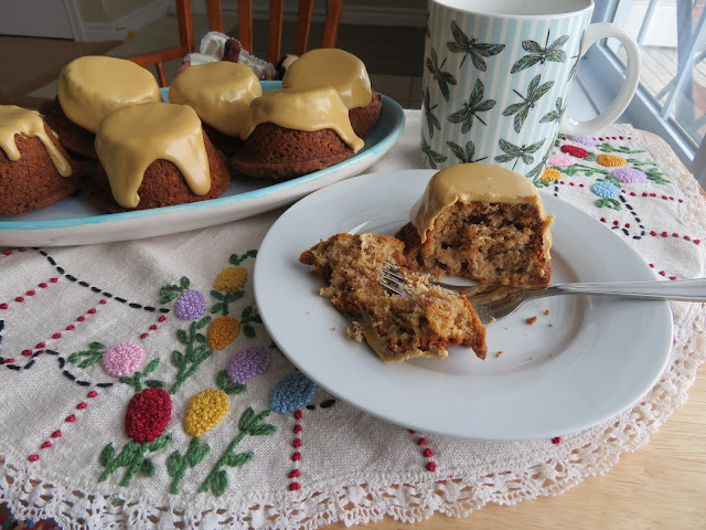 Coffee, Cardamom, Walnut Cakelettes