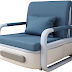 AMGE 1-Seater Multifunctional Sofa Bed with Storage – Blue