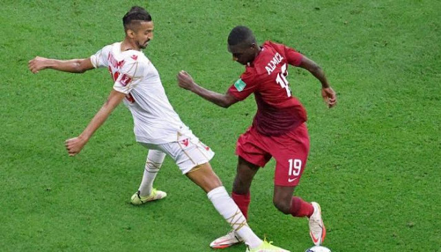 ملخص هدف فوز قطر علي البحرين (1-0) كأس العرب