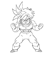 Son Goku coloring page