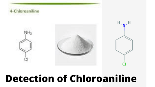 Detection of Chloroaniline and analyzed by Spectrophotometer